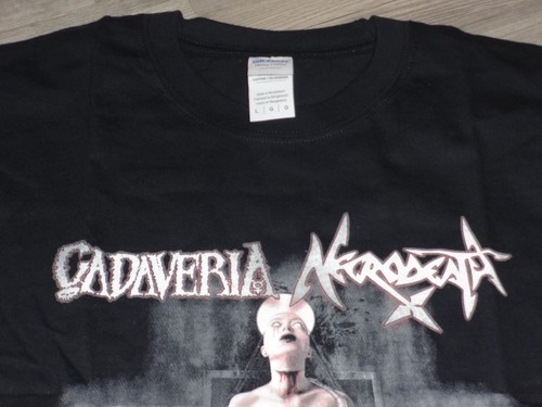 Necrodeath black metal shirt - black,