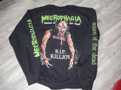 Necrophagia sweatshirt crew - necrophagia,